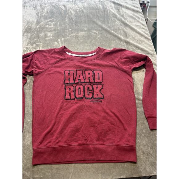 Hard Rock Block Letters Pullover‎ Sweatshirt xxl sydney - Picture 1 of 7